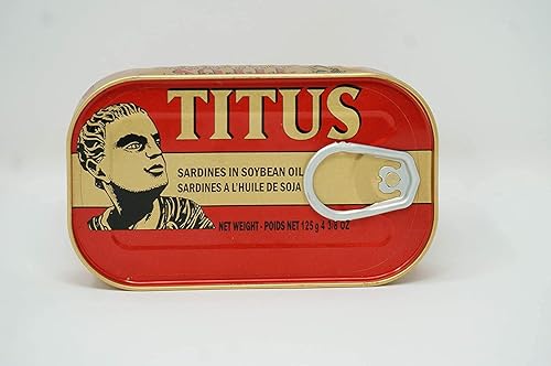 Titus Sardinas en Aceite Vegetal Pack De 5 (5 x 4.41 oz)