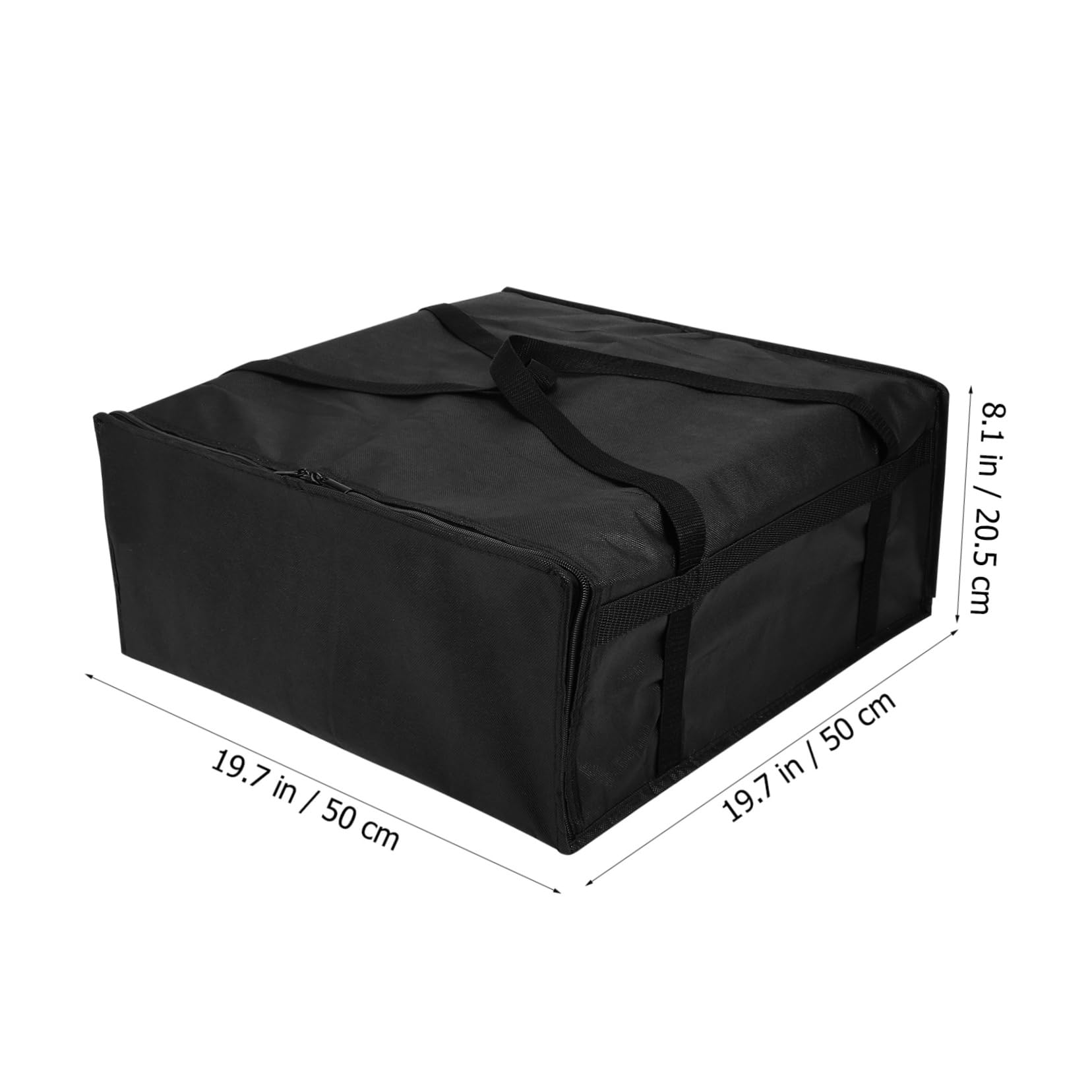 NAMOARLY Sulated Thermal Bags for Cold Food Warming Bags for Food Transport Insulated Bag Cooler Zipper and Handle Pizza Bag