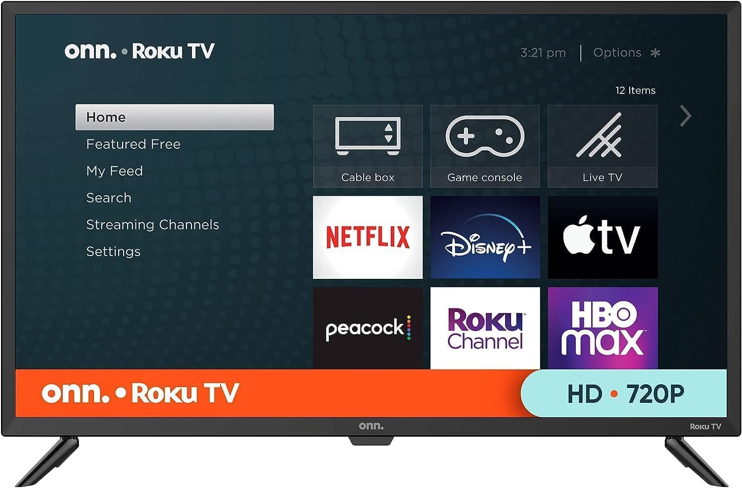 ONN 32-inch Roku Smart TV LED +...