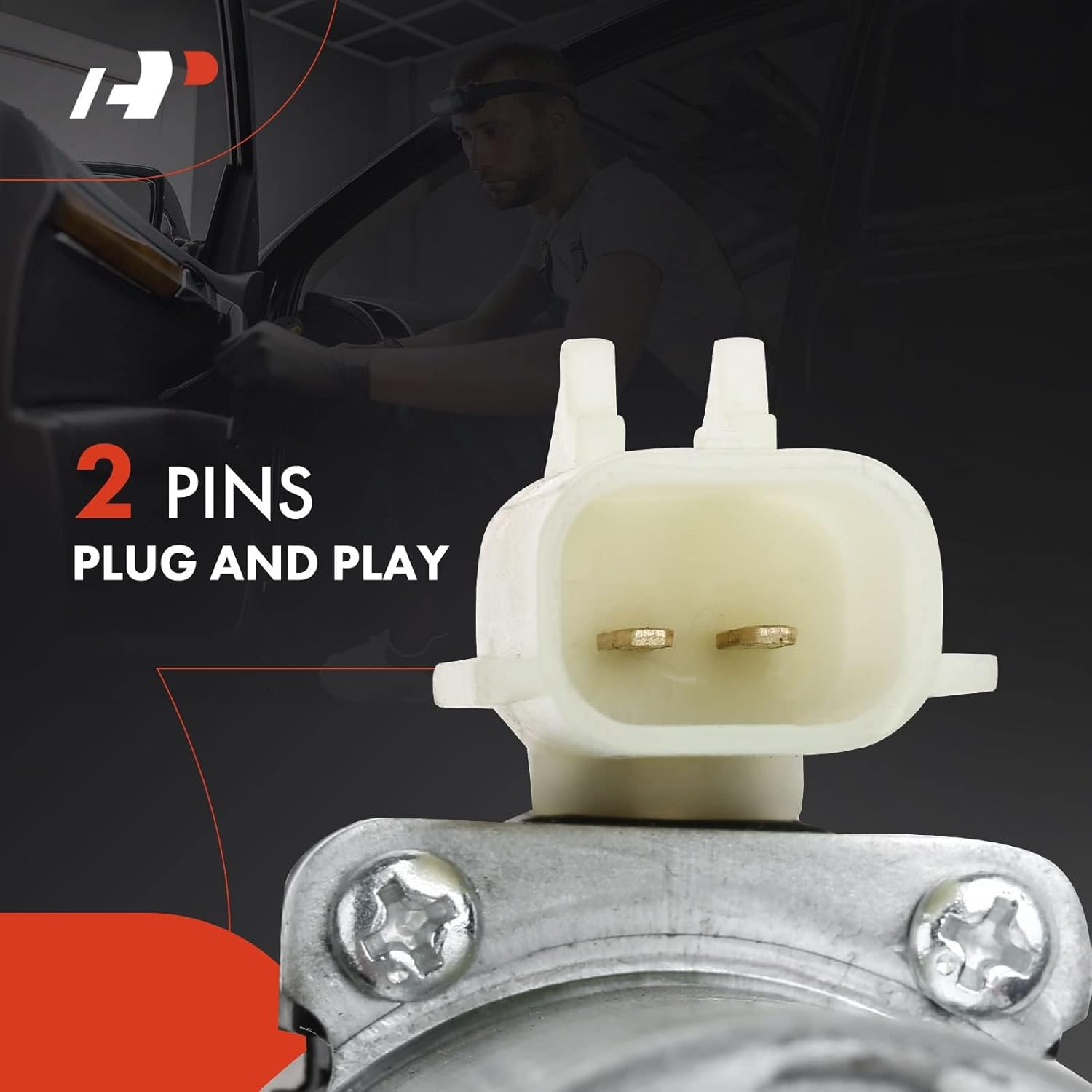 A-Premium Power Window Lift Motor Compatible with Dodge Caliber 2007-2012(Front Left) & Jeep Compass 2007-2017, Patriot 2007-2017(Front Right), Replace# 5179961AA, 68002898AA