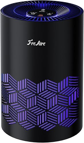 FreAire Air Purifiers for Bedroom Up to 1086 Ft², Air Purifiers for Home with Lights, HEPA Air Purifier Removes Dust Smoke Pollen Dander Smell, for Home/Pets/Bedroom