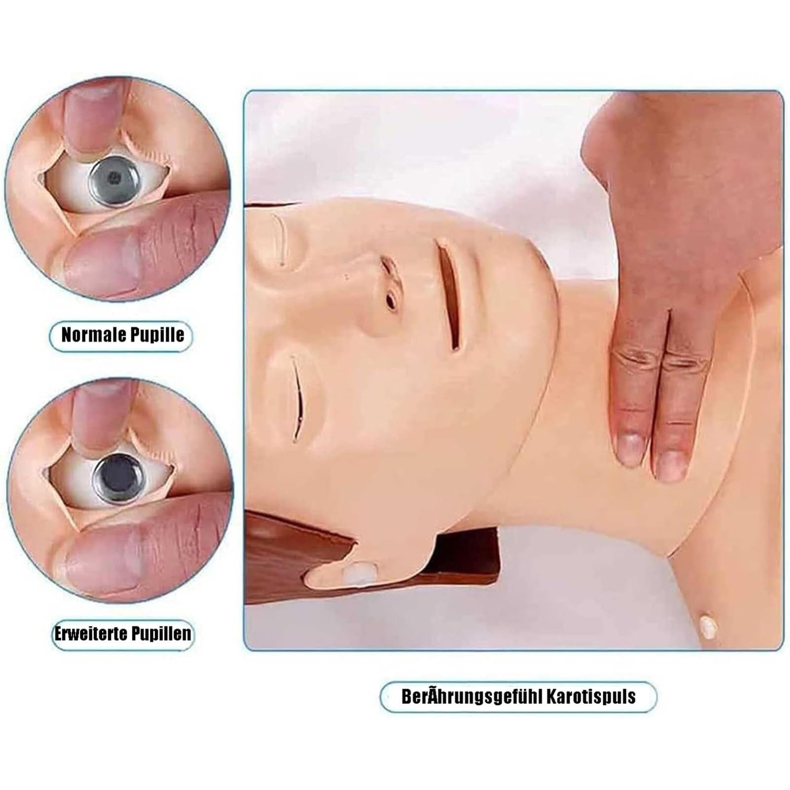 Mannequin de Formation Aux Premiers Secours En RCR Poupée de Réanimation pour Adulte pour Aide À La Formation Médicale Et Éducative