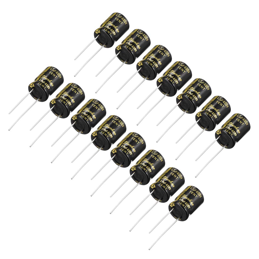 SOURCING MAP Condensateur électrolytique Radial En Aluminium 33uF 16V