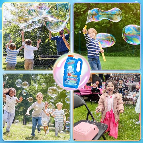 V-Opitos 32 oz Bubble Concentrated Solutions(1L/ 2.5 Gallon), Bubble Solution Refills for Bubble Wands, Bubble Machine, Bubble Gun, Bubble Mower, Bubble Party Favor - Thumbnail 7