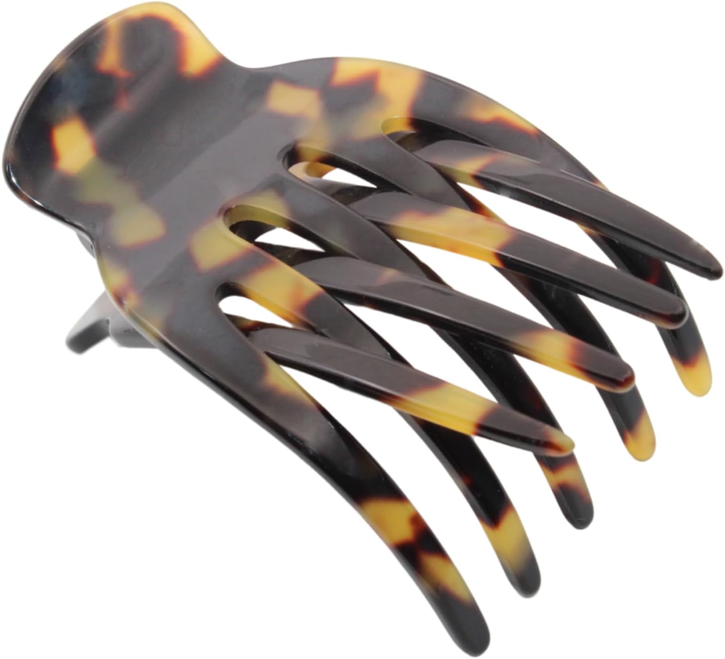 French Amie Bear Paw Small 2 ยพโ Tokyo Celluloid Handmade Salon Hinge Side Slide Yoga Jaw Hair Claw Clip