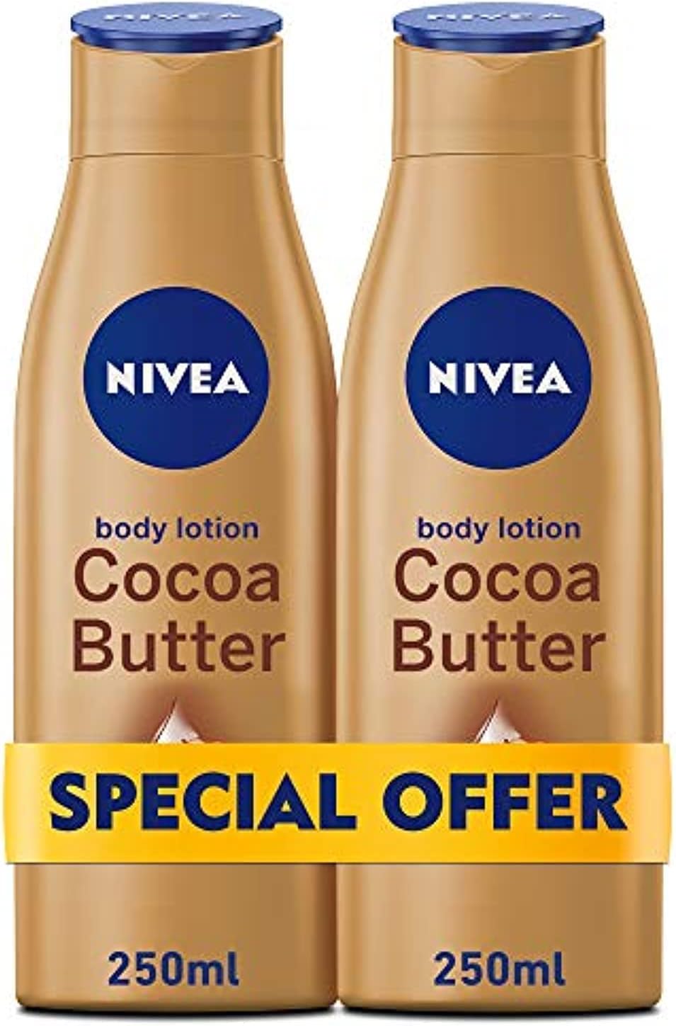 Body Care, Body Lotion, Cocoa Butter, Dry Skin, 2 X 250 ml