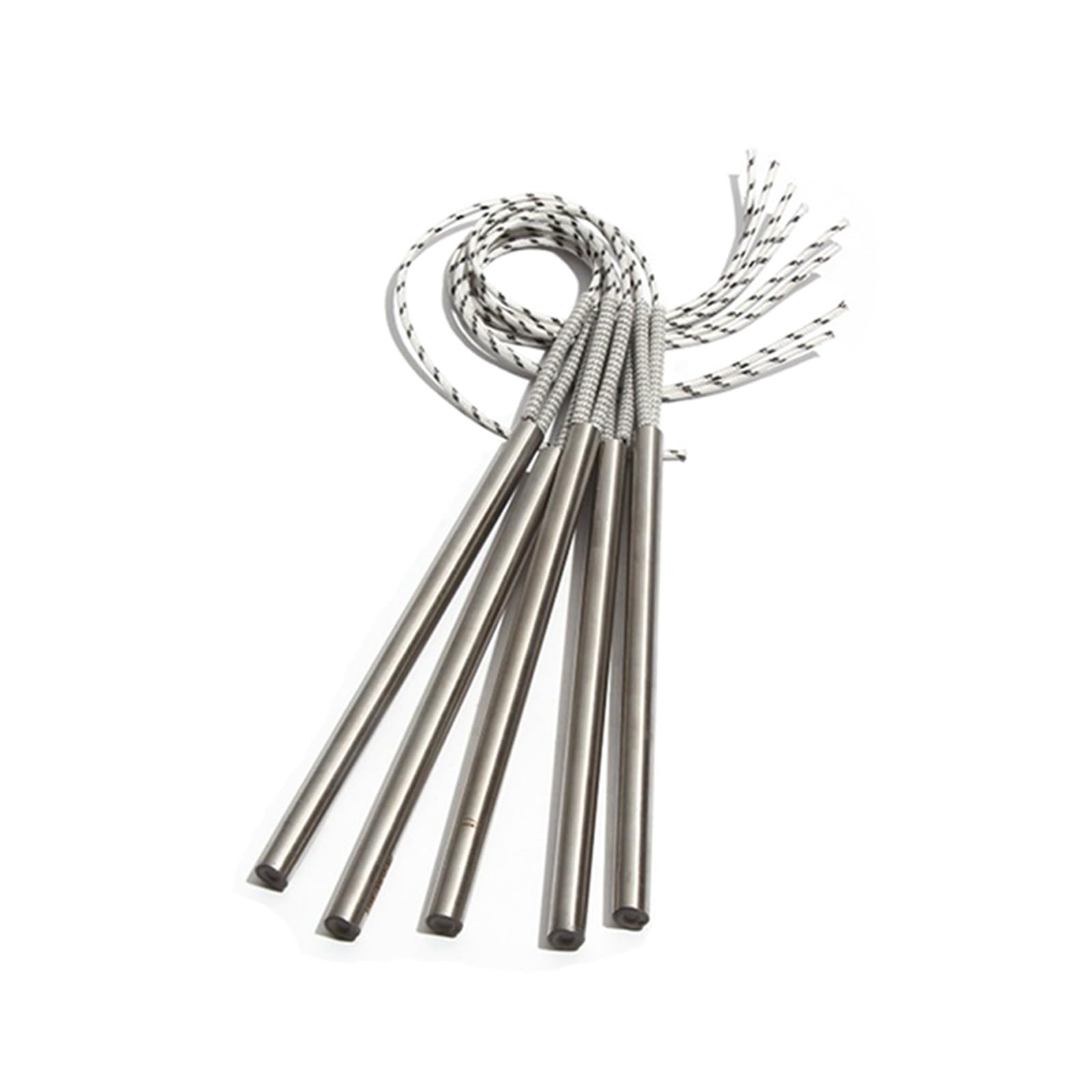 2 podwójne rurki grzewcze z pojedynczą głowicą ze stali nierdzewnej 316 (12,5 mm x 320-360 mm), 110 V/220 V/380 V, 1600 W/1700 W/1750 W/1800 W (220 V, 1800 W 12,5 x 1800 W 360(Dx) L))