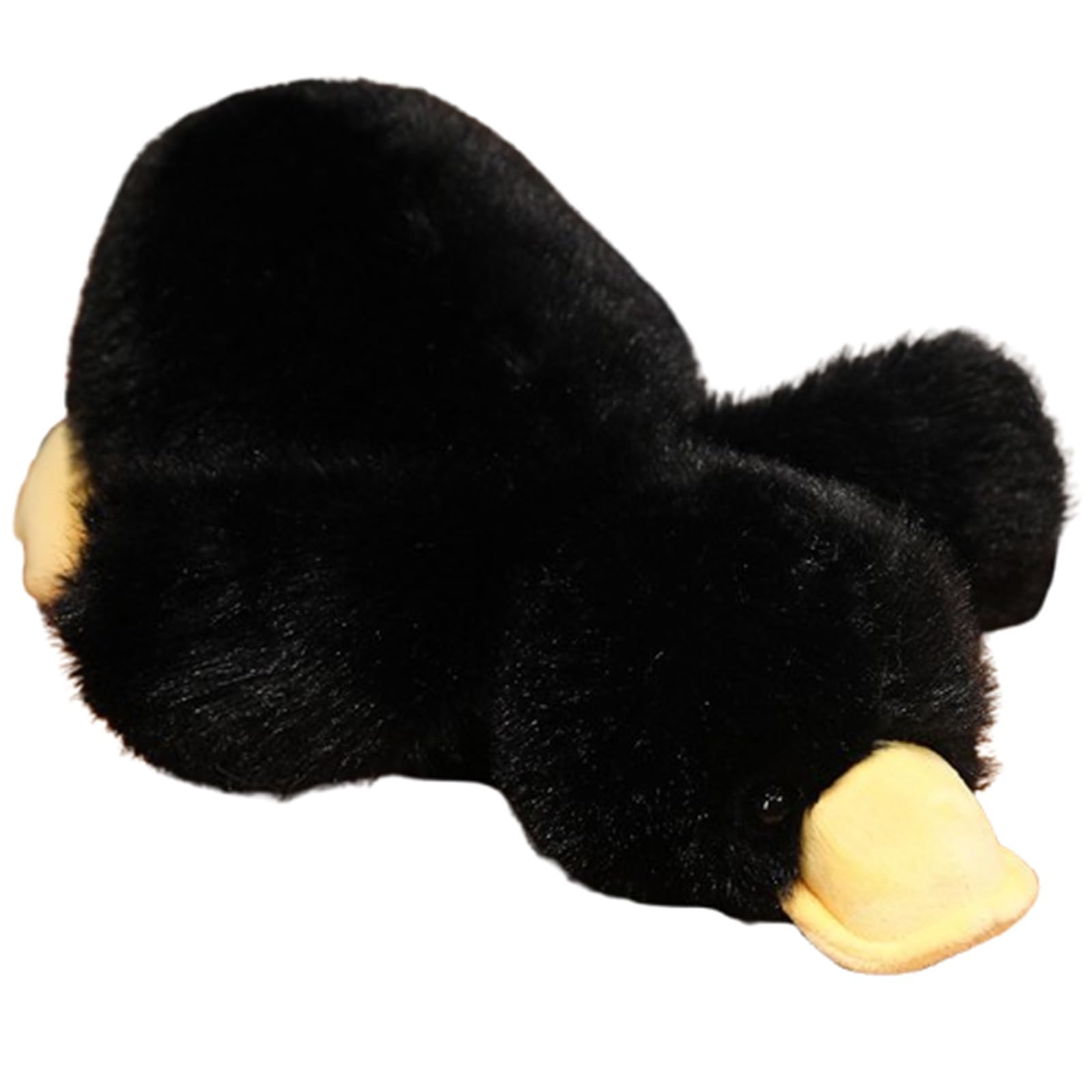 KUKUShining Duck Plush Toy, Cute Stuffed Animal Dolls Soft Fluffy Hugging Pillow Plushie For Kids Adults Perfect(Black,30cm/11.8in)