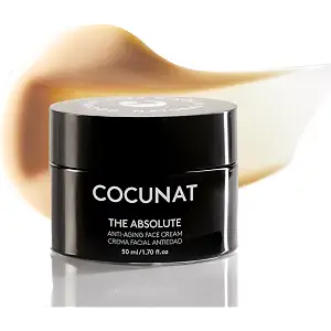 COCUNAT - The Absolute - Crema Facial Antiedad - con Ácido Hialurónico - Trabaja Arrugas, Manchas, Firmeza y Luminosidad -Todo Tipo Pieles - Nutre en Profundidad - 50ml
