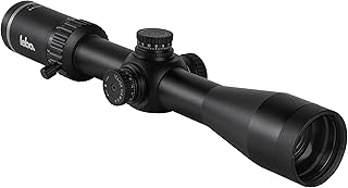 LEBO Optics Tactical Hunting Shooting Rifle Scope with BDC, HD Glass with Low Light Enhancement, High-Precision Parallax Adjustment, Durable and Waterproof, 30mm Tube, Matte Black - LEBO