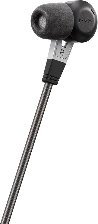 Denon AH-C820 In-Ear Headphones, Black