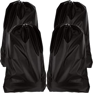 ASelected 4 sacchetti per bucato extra large con chiusura a coulisse, borsa per il...