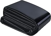 UWIOFF 20 Mil HDPE Pond Liner 7x10 Ft Black - Fish Safe for Koi Ponds, Waterfalls, Streams & Outdoor Gardens