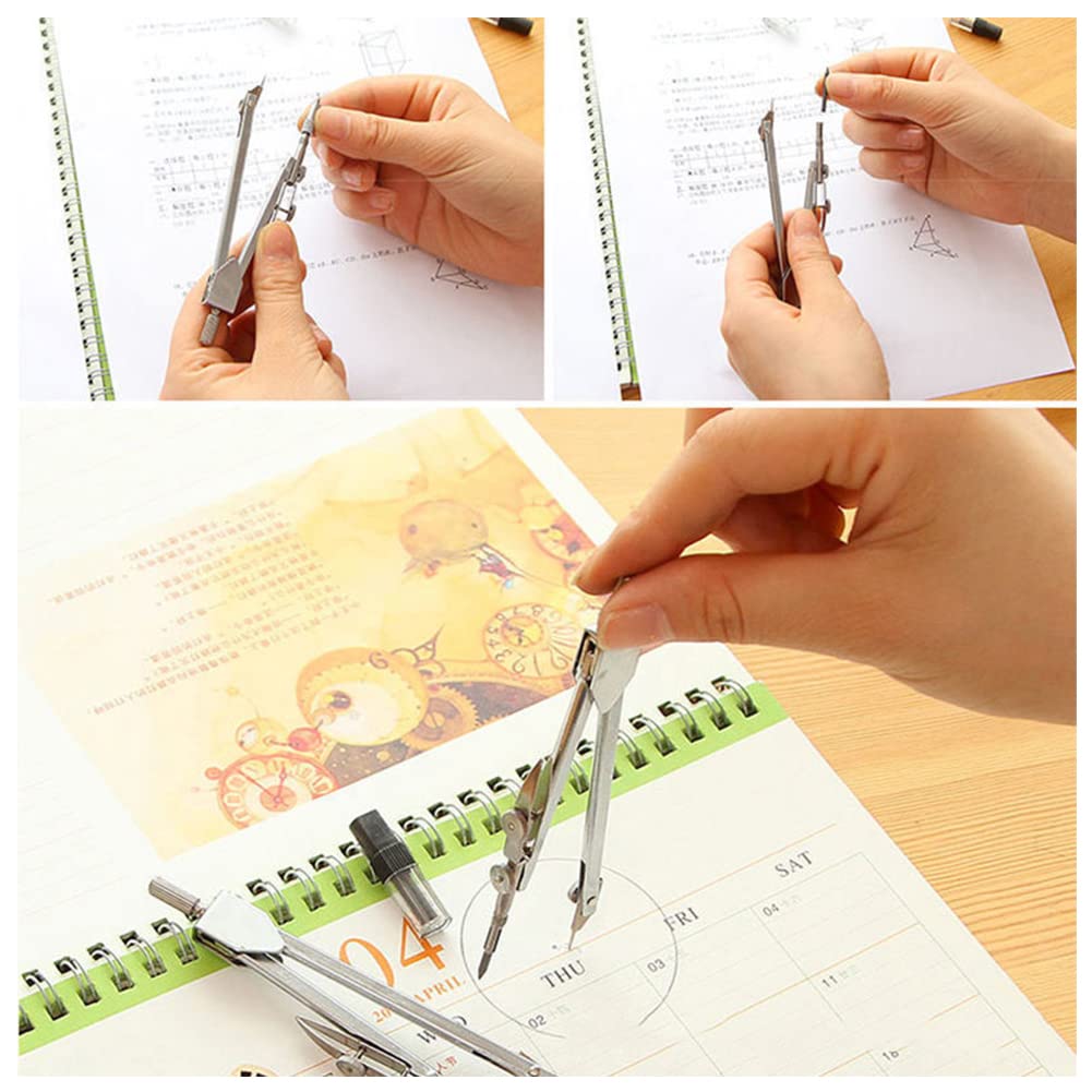 100 Mine Per Compasso 2mm - Ricariche Grafite 2B, Precisione Alta, Per Disegno Tecnico E Legno