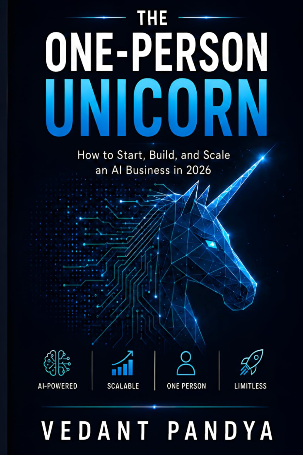 The One Person Unicorn AI Startup Playbook: The complete step-by-step playbook for building a profitable AI business alone — no coding, no investors, no team required.