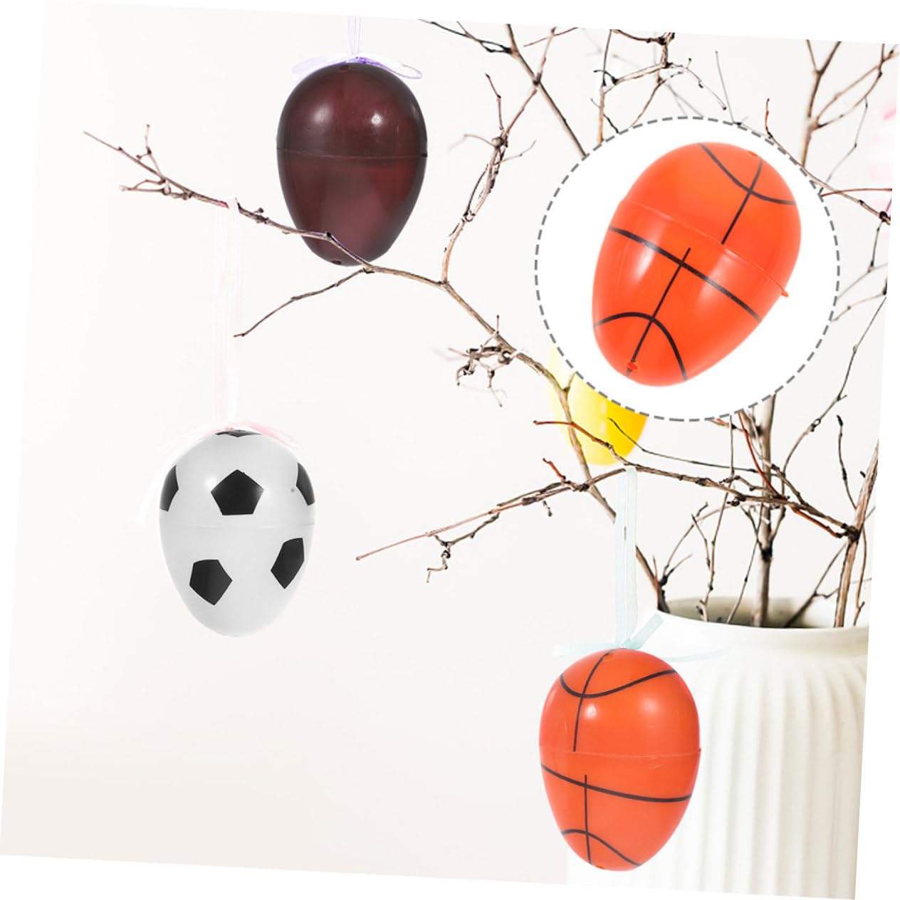Zerodeko 48 Pezzi di Uova di Pasqua Scatole Regalo di Pasqua Colorato Riempibile Confezione Regalo Gusci D' Uova di Pasqua Riempibili Scatole di Uova di Pasqua Decorazioni di Uova