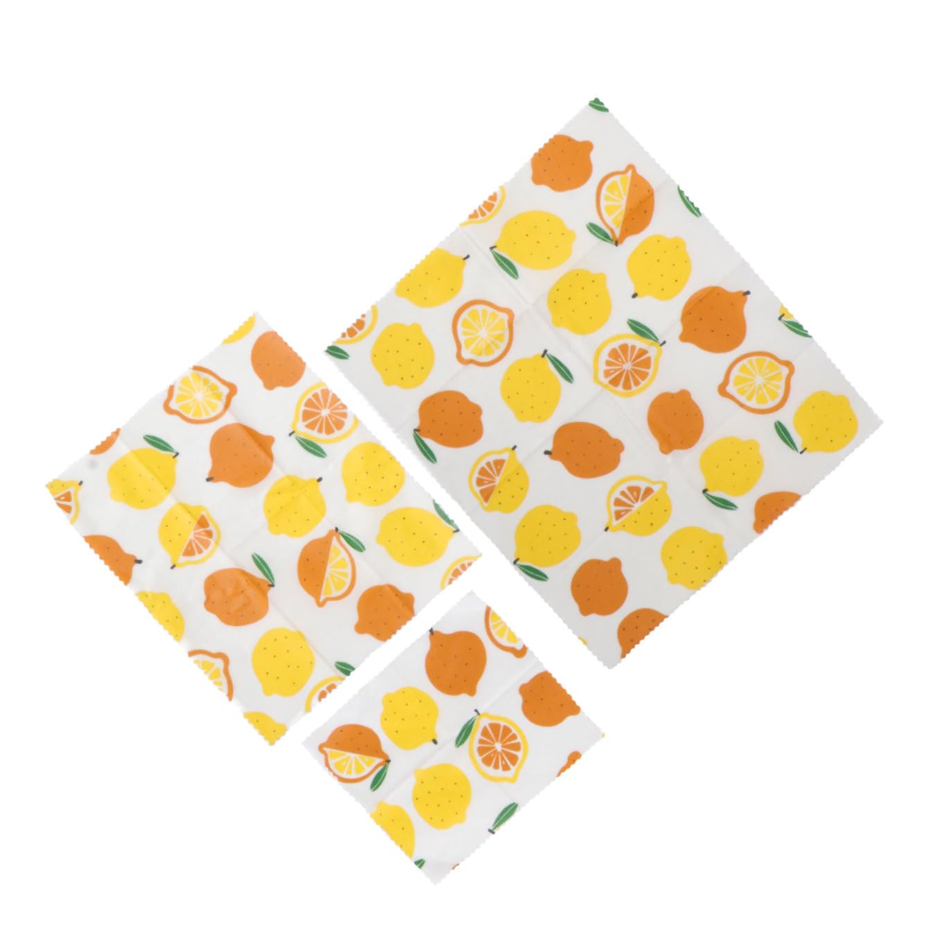 Mipcase 3 Pezzi Tessuti per Alimenti Cera D’Api Riutilizzabili, Involucro per Formaggi e Frutta, Eco-Friendly