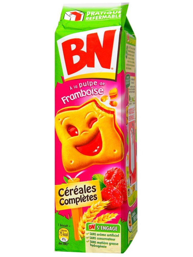 BN Framboise 300g French Biscuits with Raspberry Filling