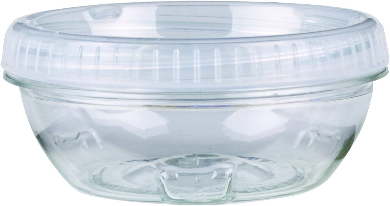 ArtBin 6942AB Twisterz Short, Small Art & Craft Organizer, 3.9 Fluid oz, [1] Interlocking Plastic Storage Jar, Clear, Large