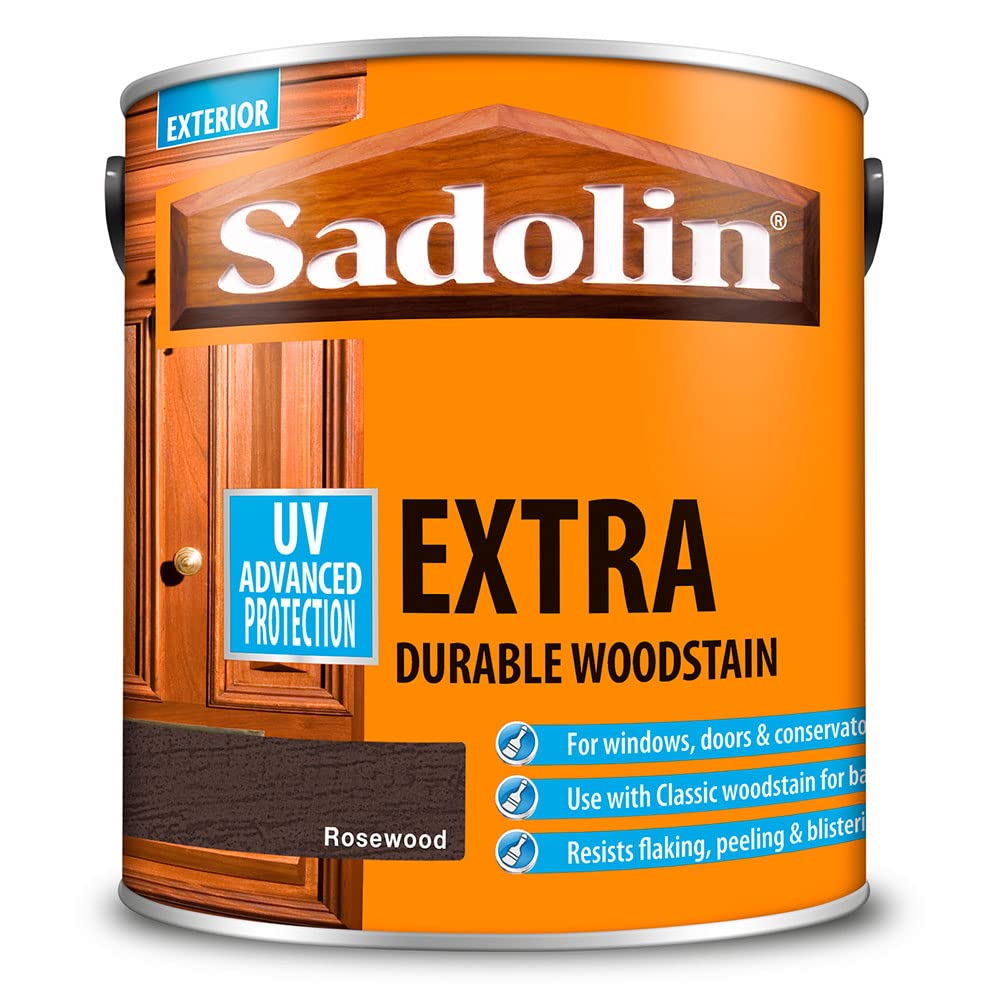 Sadolin 2.5 Litre Extra Durable Woodstain Rosewood