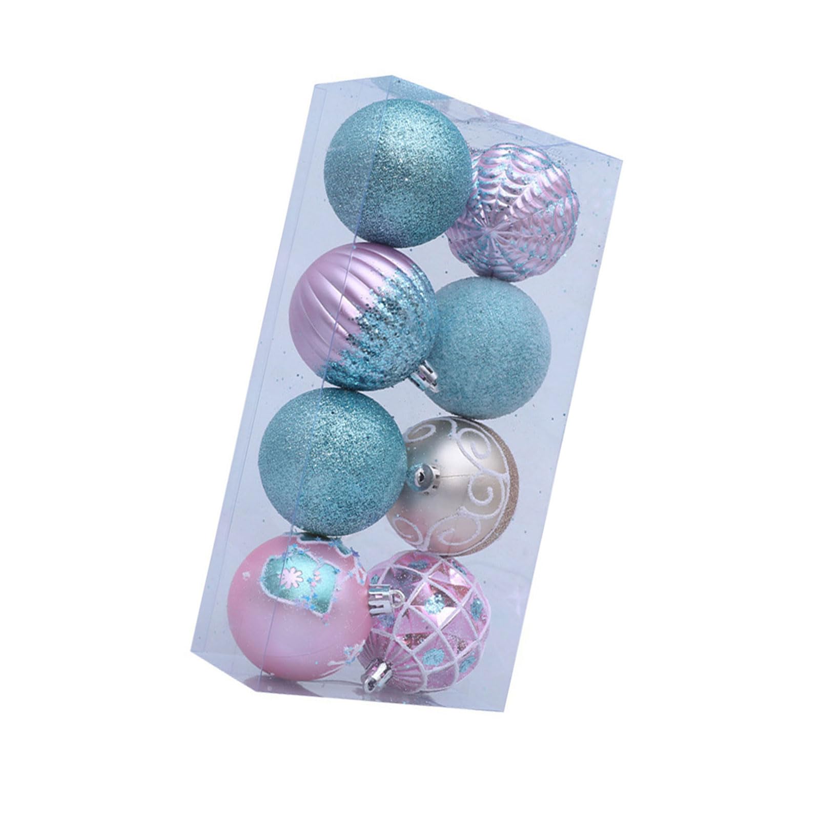 Kalttoy Christmas Tree Decorations Shimmering Festival Ball Ornament Hanging Balled for Tree Home and Festive Christmas Ball Ornament
