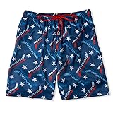 ChalkTalkSPORTS Hockey Swim Trunks | Hockey All American Board Shorts | Youth, Medium