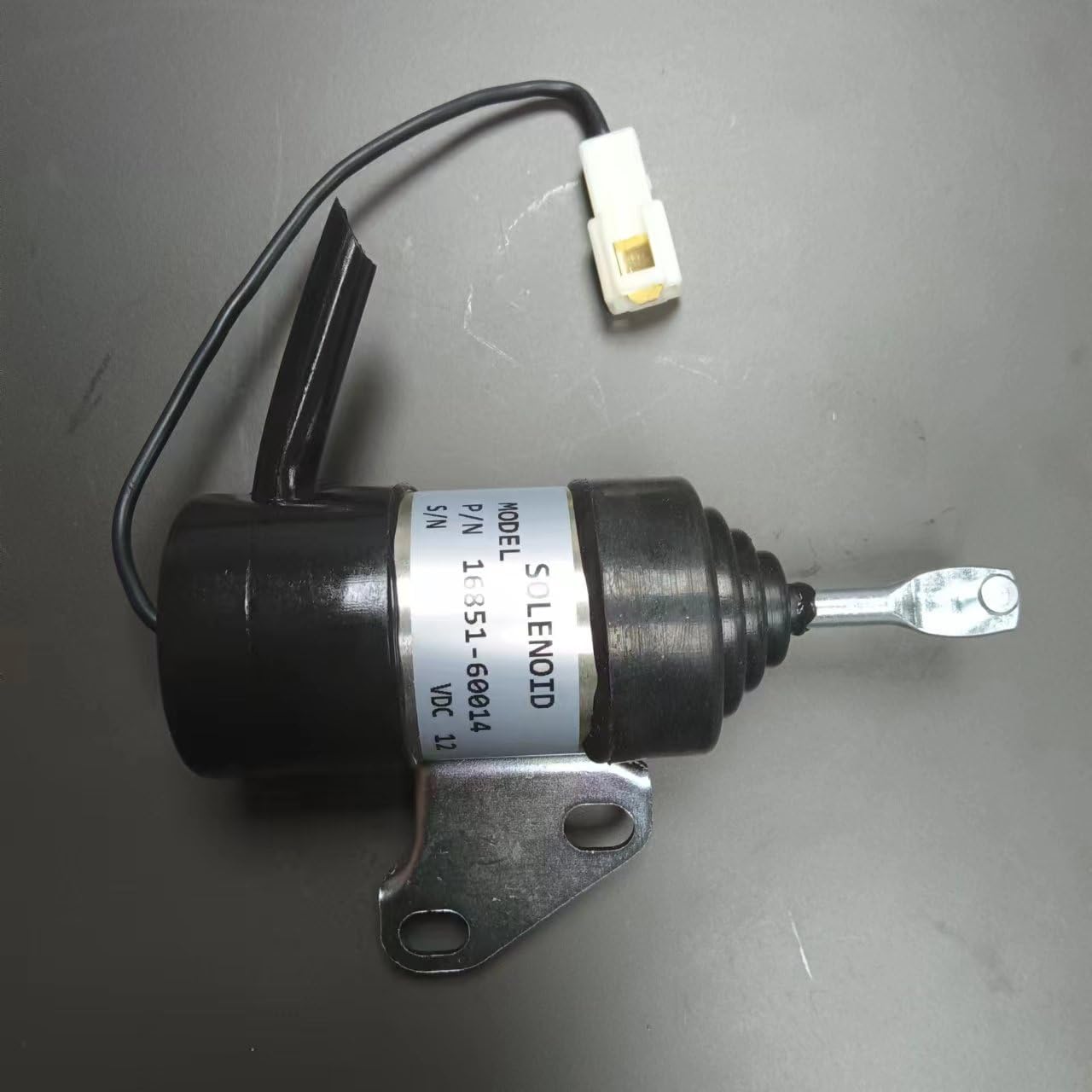 Shutoff solenoid 12V 16851-60014 pour entretien tracteur de jardin