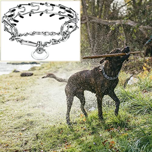 Deyace Dog Pinch Collar, Adjustable Quick Release Choke Training Collar, Stainless Steel Prong Collar For Large Medium Small Dogs #TOP6