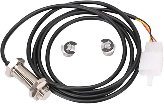 Motorcycle Speedometer Sensor Cable Odometer Sensor Cable with 2 Magnets Digital Odometer Speedometer Sensor Cable for Motorcycle