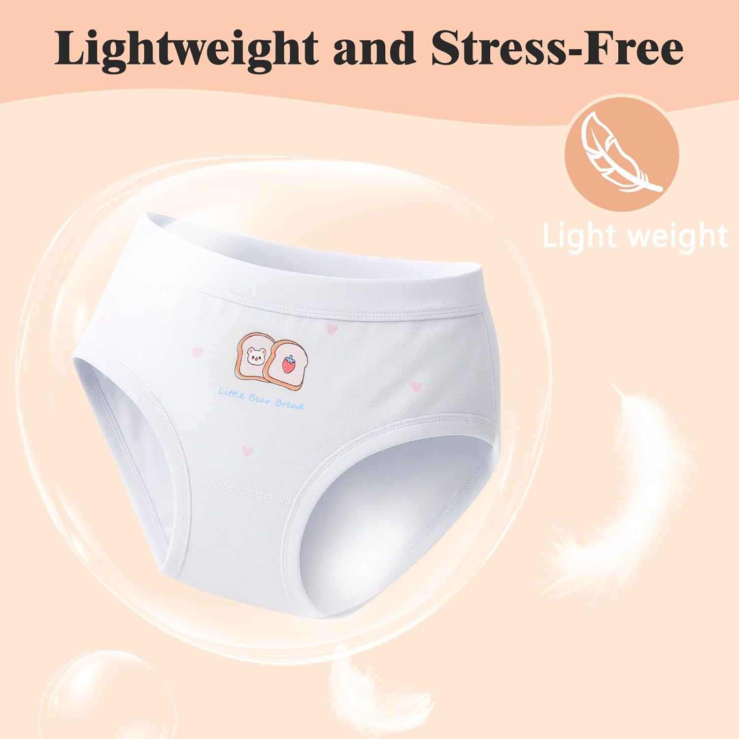 Little Girl Underwear Toddler Panties Big Kids Undies Soft 95% Cotton - Image 6