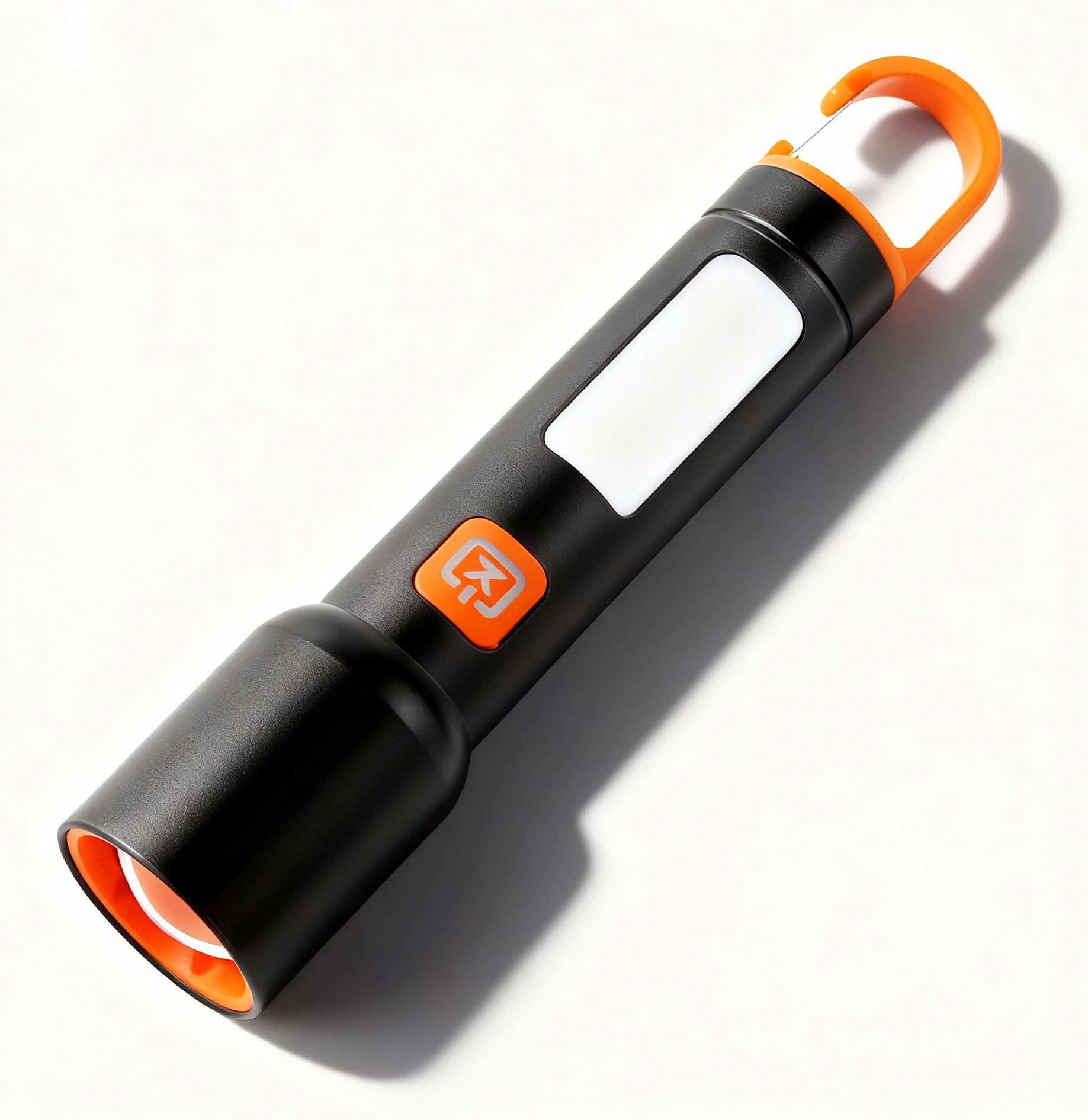 GlowBase Aluminum Alloy Rechargeable Torch Light, 1000 Lumens Torch Light with 6 Light Modes with White & Warm Light Mode, Telescoping Zoom, Waterproof Type-C,for Camping, Hiking & Farming 2KM Range