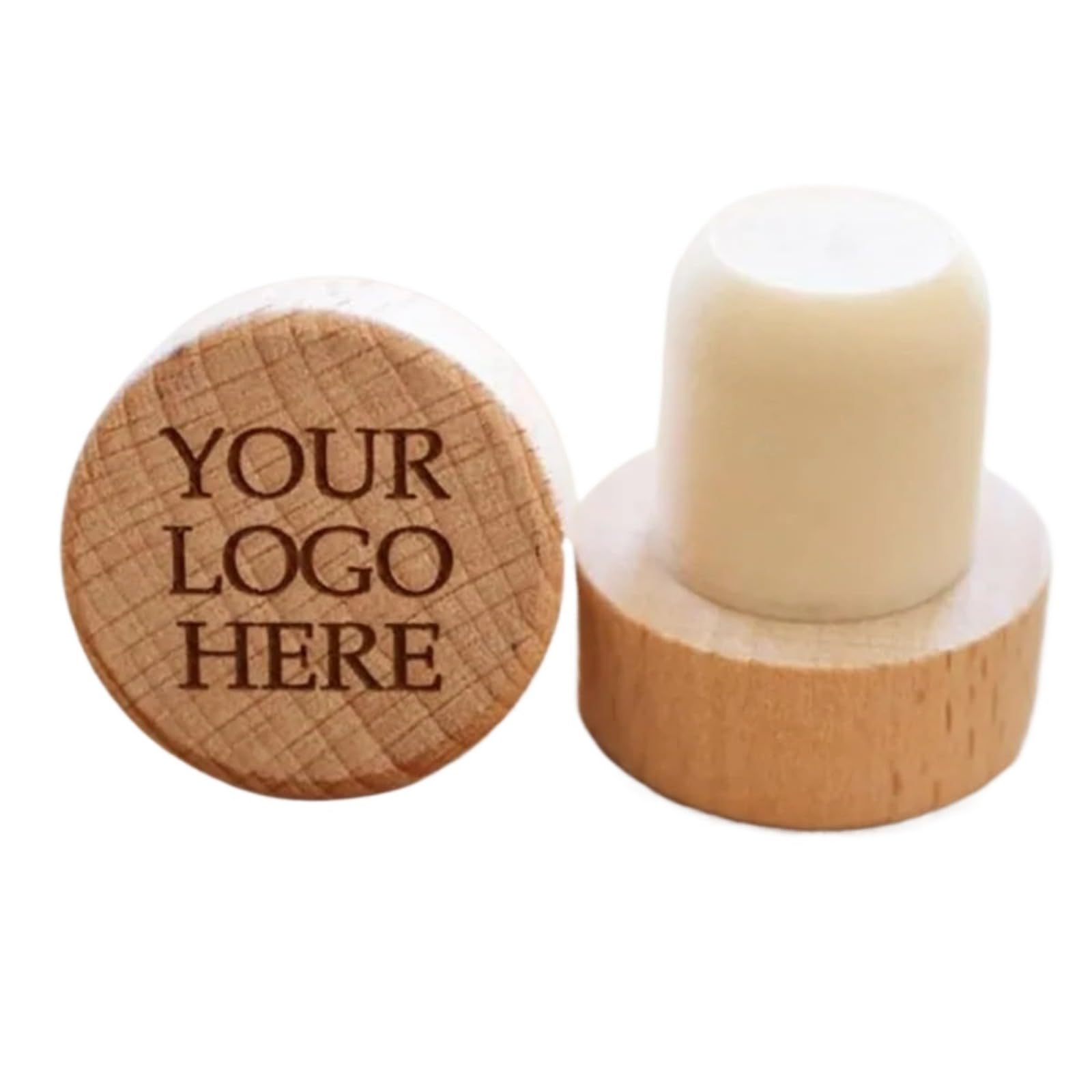 Customized Wood Wine Stopper Wedding party Favor Decor Personalized Bottle Cork Toppers,Wedding Decoration Party Favors (5Pcs)