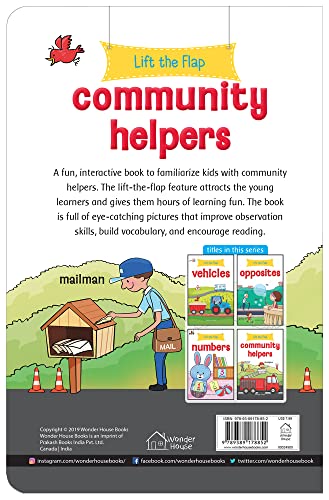 Lift the Flap: Community Helpers: Early Learning Novelty Board Book For Children - Image 2