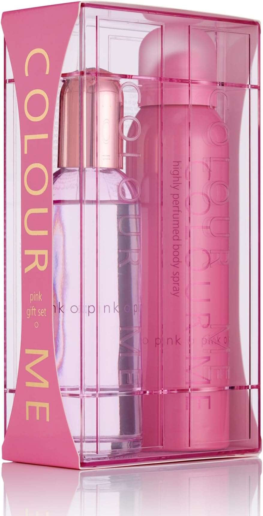 COLOUR ME Pink Perfume for Women. 100ml Eau de Parfum & 150ml Body Spray - Twin Perfume Gift Set Women. Luxury Fragrance - Ladies Perfume Set, Long Lasting Womens Perfumes by Milton-Lloyd