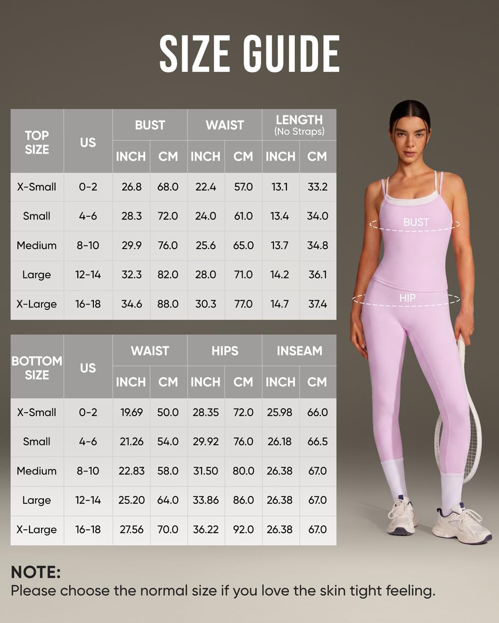 OMKAGI Double Layer Workout Sets for Women Open Back Tank Booty Gym Outfits