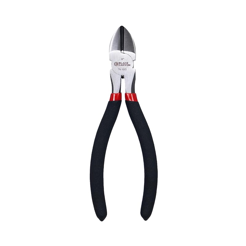 Alicate de Corte Diagonal BLACK CANYON em Aço-Liga CrV com Cabo Ergonômico T4-1001