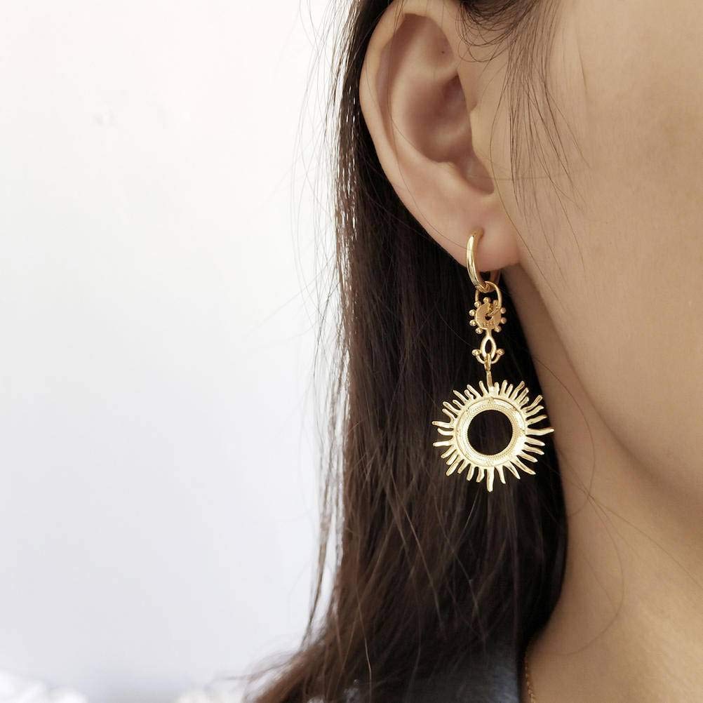 Boucles d'oreilles de déesse stud sun l'idée cadeau idéale pour elle