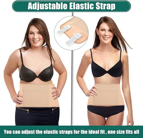 Miniatura 2 de Paquete de 6 piezas de aceite de ricino para cintura, cuello, pierna, brazo, rodillas, codos, tobillos, envoltura de aceite de ricino de franela de