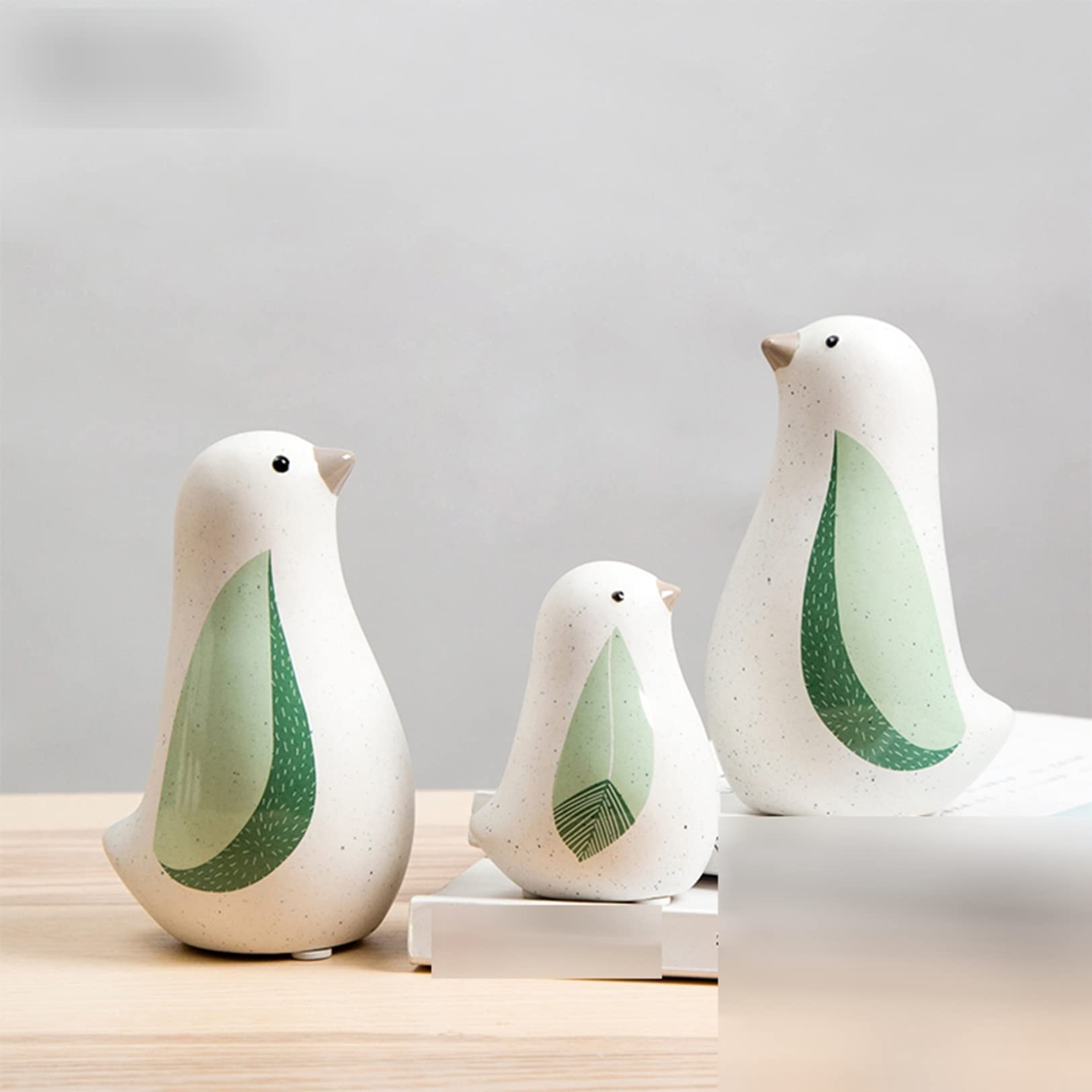 Amazon.co.jp: セラミック 鳥 置物 陶器 かわいい オブジェ 癒し置物