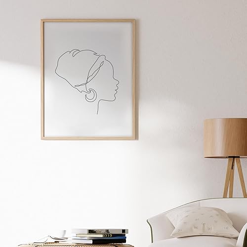 Vista 6 de 16x20 Picture Frames for Wall - Minimalist 16x20 Oak Wood Frames, 16"x20" Picture Frame Wood, Natural Solid Wooden Picture Frames for Wall Art Photo