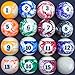 Felson Billiard Supplies Marbled Pool Table Billiard Ball Set