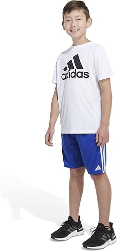 Miniatura 4 de adidas Boys' Elastic Waistband Classic 3-Stripes Shorts
