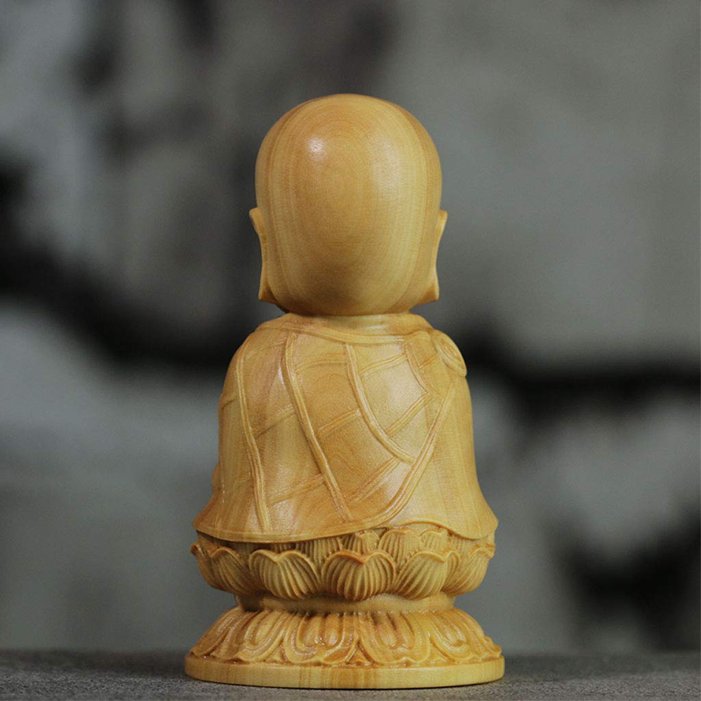 Amazon｜ミニ 可愛い 仏像【菩薩】合掌地蔵座像 総高さ7.2cm 高級天然