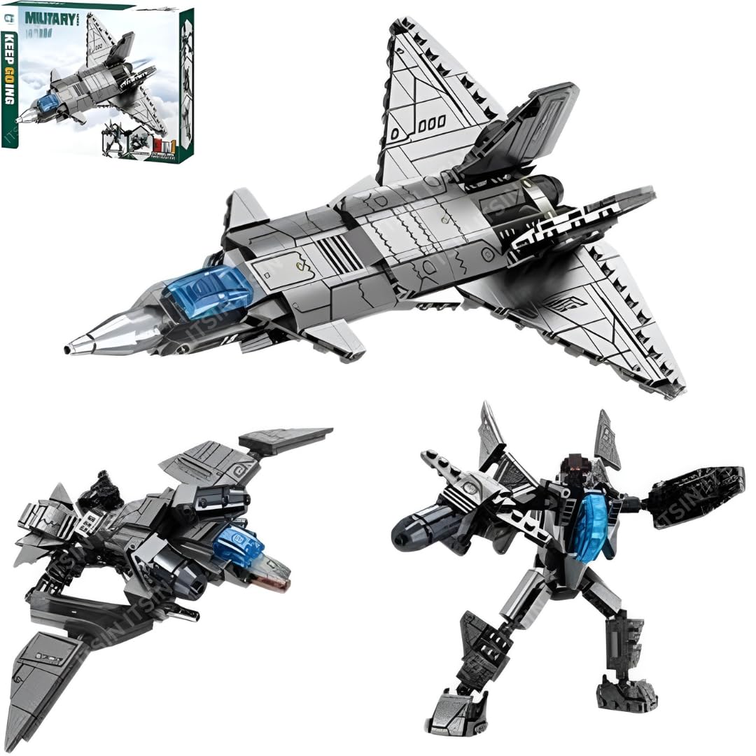 ITSIN. Military Brick Toys Adventure Blocks Building 3in1 Building Blocks Fighter Jet Blocks Kit Fun Building Set for Children Toys Gift for Boys and Girls (B0D92TZN68) Amazon Price History, Amazon Price Tracker