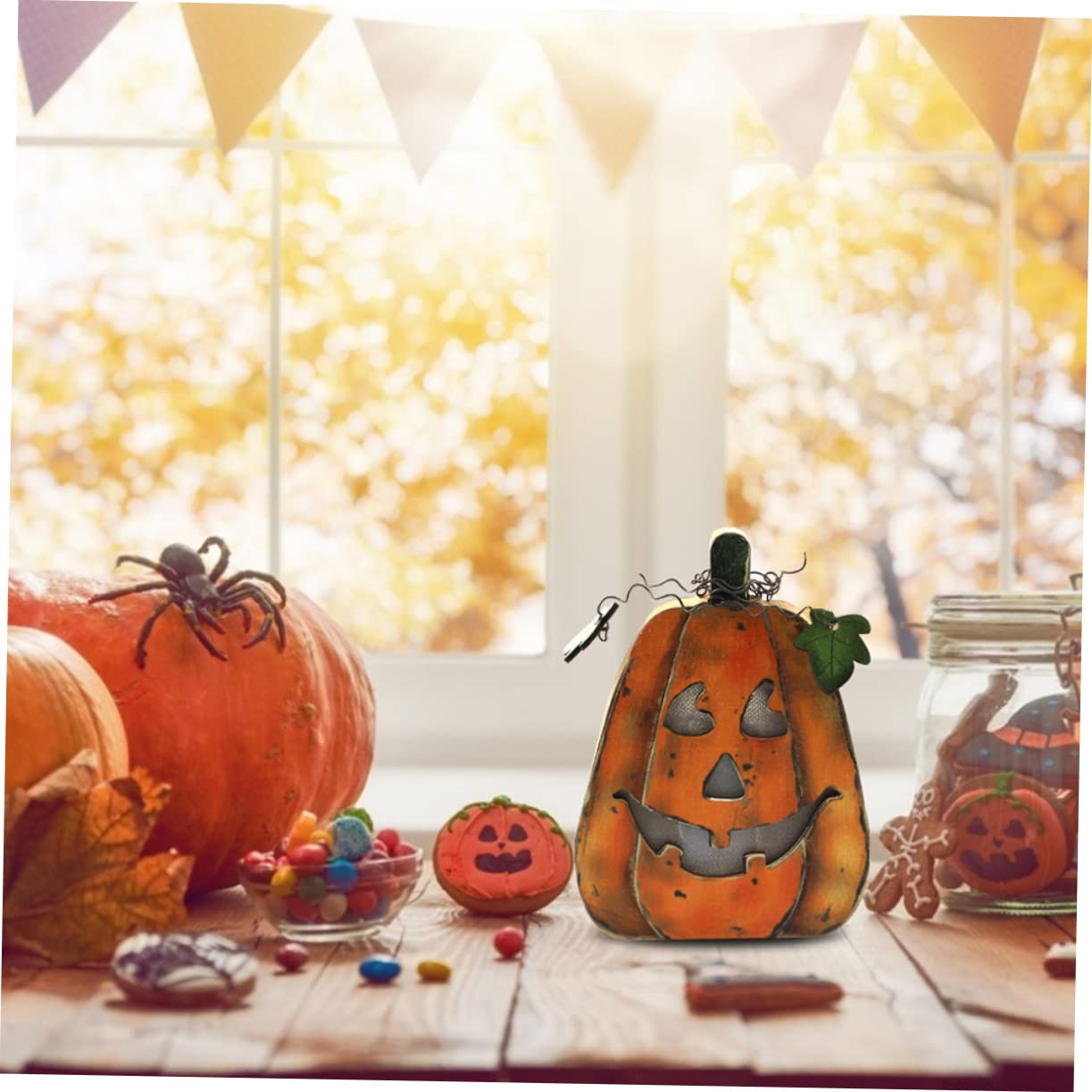 Mipcase 5pezzi Per Halloween Addobbo Per e Festive e Party Batteria Design Retro e