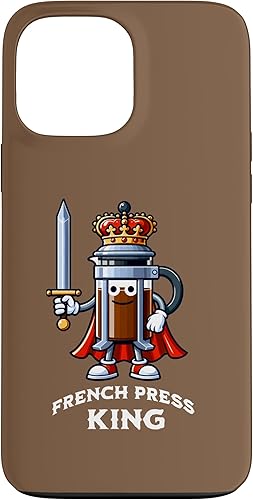 Miniatura 22 de iPhone 16 Plus The French Press King Funny Coffee Maker Lover Case
