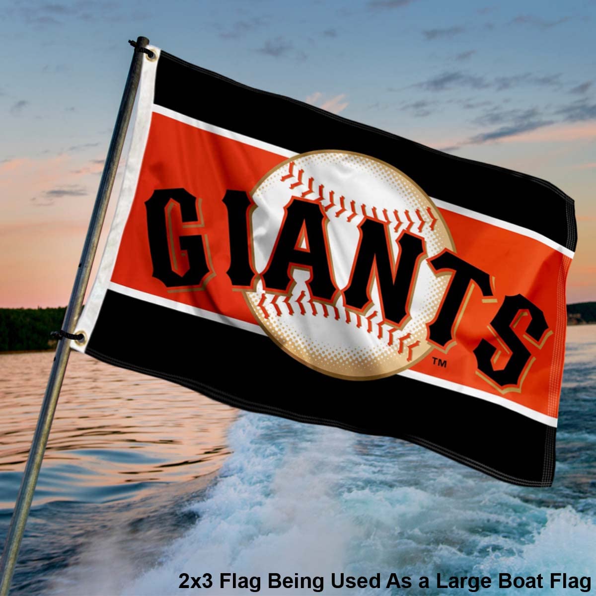 Wincraft Bandiera Da Giardino San Francisco Giants - Doppia Faccia, 31,8x45,7 Cm, Poliestere, Ufficiale MLB