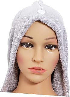FRCOLOR Toalha De Secagem Rápida Toalha De Microfibra Toalha De Secagem Rápida Toalha De Microfibra Para Cabelo Seco De Cabelo Criativo De Secagem De Cabelo Absorvente Touca De