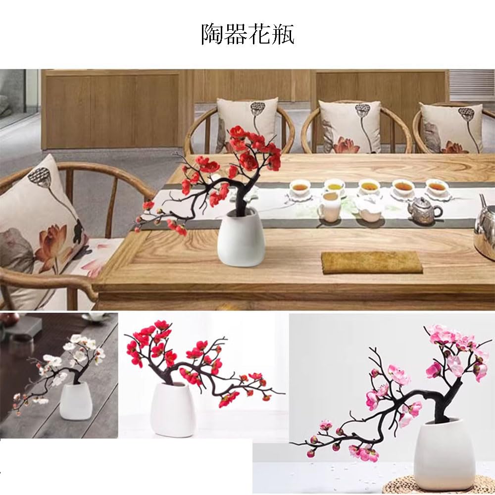 Amazon.co.jp: 花瓶 白 陶器 花器 フラワーベース ホワイト白い