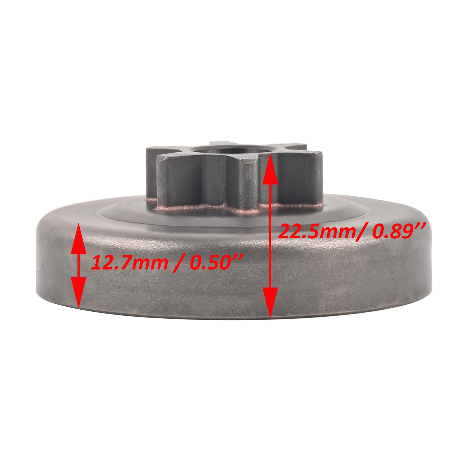 Pignon d'embrayage pour Echo CS-300 CS-301 CS-305 CS-330T CS-340 CS-341 CS-345 CS-350 CS-355T CS-360T CS-3000 CS-3050 CS-3350 CS-3400 CS-3400 S-35000 (EH)